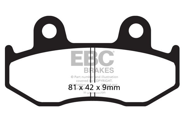 BRAKE PAD SFAC SERIES CARBON FIBER SCOOTER