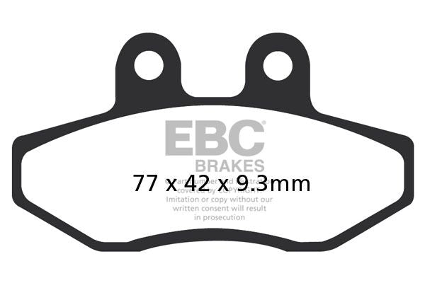 BRAKE PAD SFAC SERIES CARBON FIBER SCOOTER