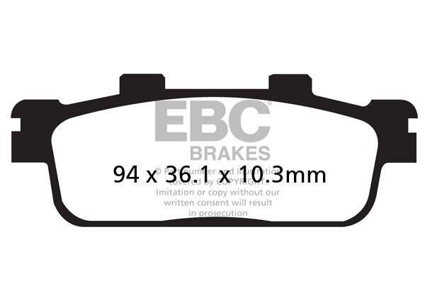 BRAKE PAD SFAC-SERIES CARBON SCOOTER