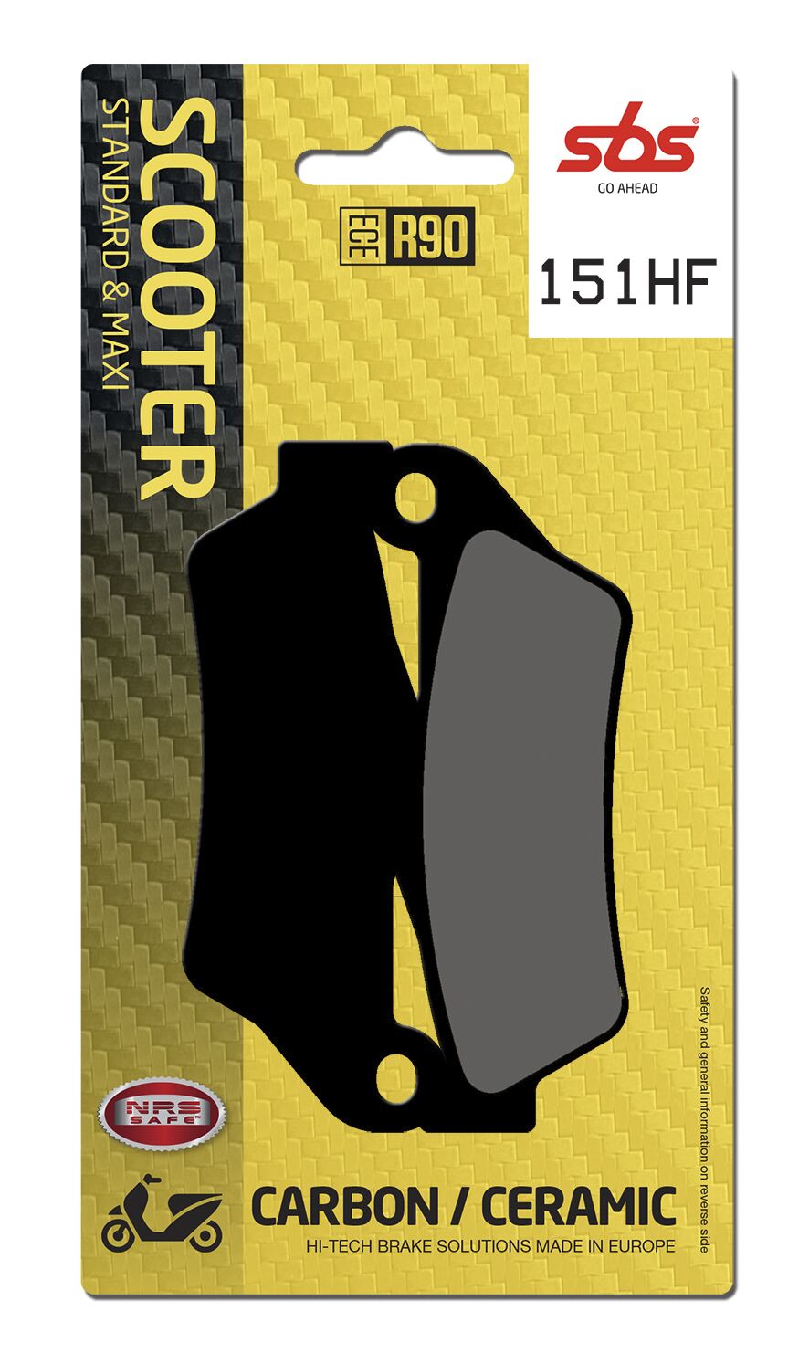 BRAKE PAD CERAMIC STREET