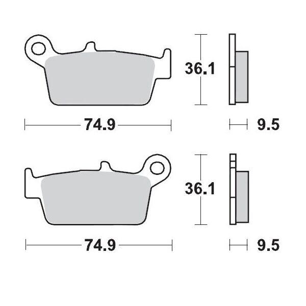 BRAKE PAD OFFROAD SINTER PRO RACING