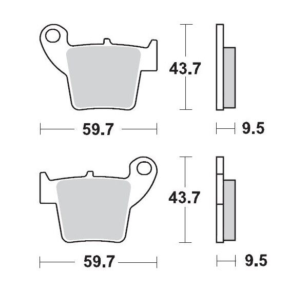 BRAKE PAD OFFROAD SINTER PRO RACING
