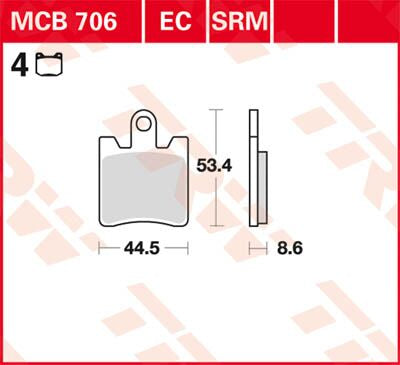 BRAKE PAD SV SINTER PERFORMANCE STREET