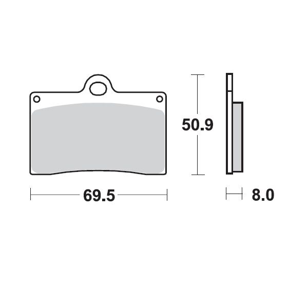 BRAKE PAD OFFROAD SINTER PRO RACING GP