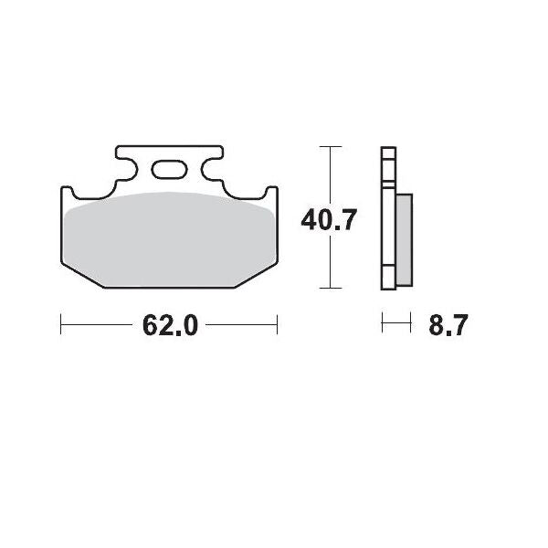 BRAKE PAD OFFROAD SINTER PRO RACING