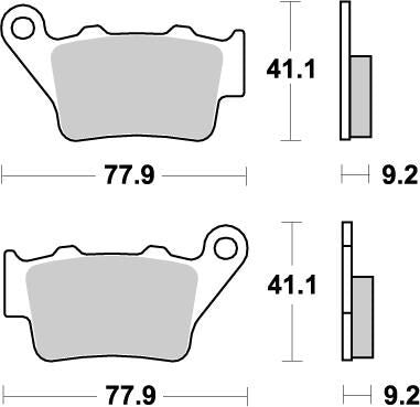 BRAKE PAD OFFROAD ydelse