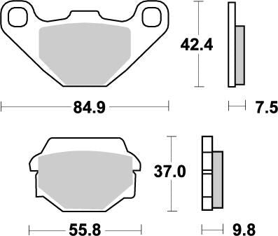 BRAKE PAD OFFROAD ydelse
