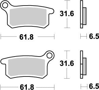 BRAKE PAD OFFROAD ydelse