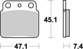 BRAKE PAD ATV ydelse
