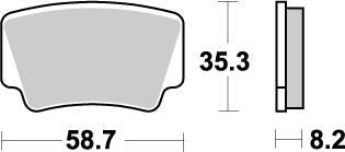 BRAKE PAD ATV ydelse