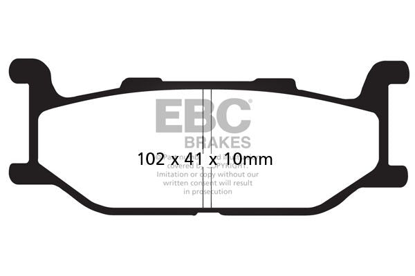BRAKE PAD SFA-HH SERIES SINTERED METAL SCOOTER