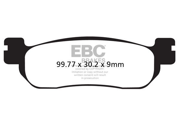 BRAKE PAD SFA-HH SERIES SINTERED METAL SCOOTER