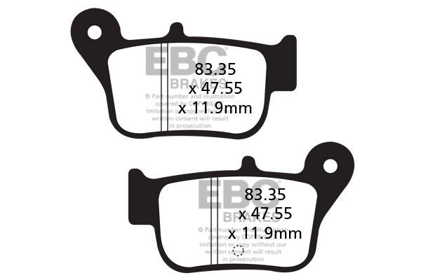 BRAKE PAD SFA-HH SERIES SINTERED METAL SCOOTER