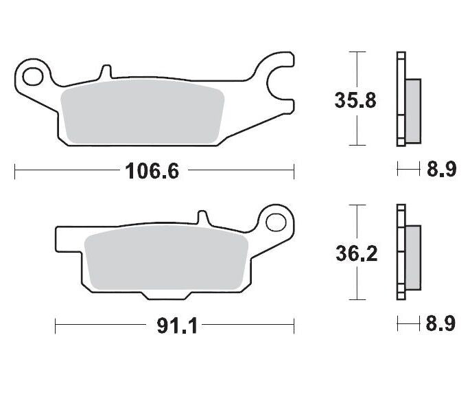 BRAKE PAD ATV ydelse