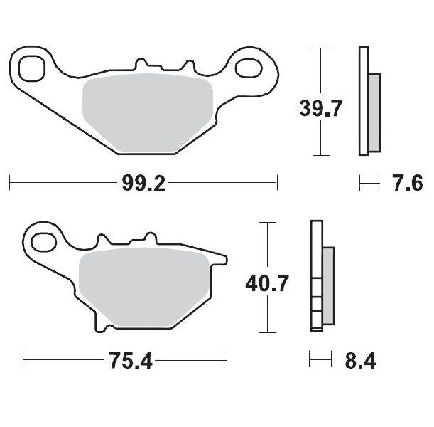 BRAKE PAD OFFROAD ydelse