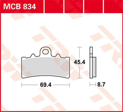 BRAKE PAD SV SINTER PERFORMANCE STREET