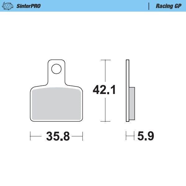 BRAKE PAD OFFROAD SINTER PRO RACING GP