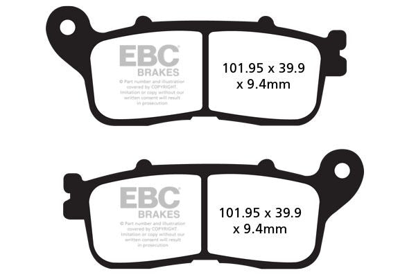 BRAKE PAD FA-HH SERIES SINTERED METAL