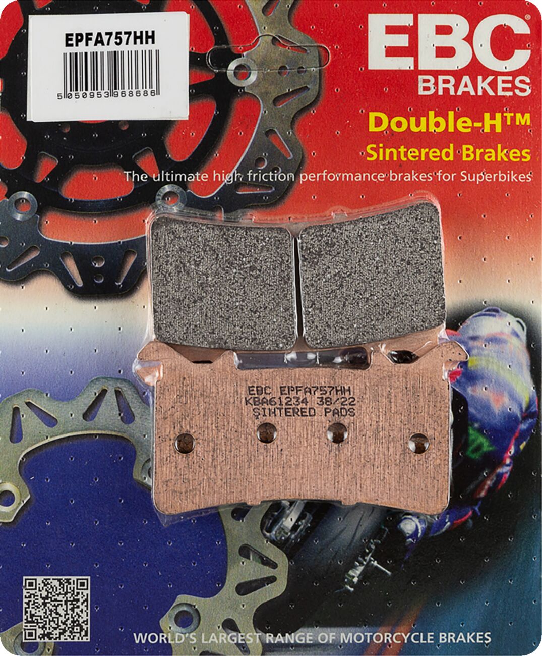 BRAKE PAD EPFA SIN EXT PR