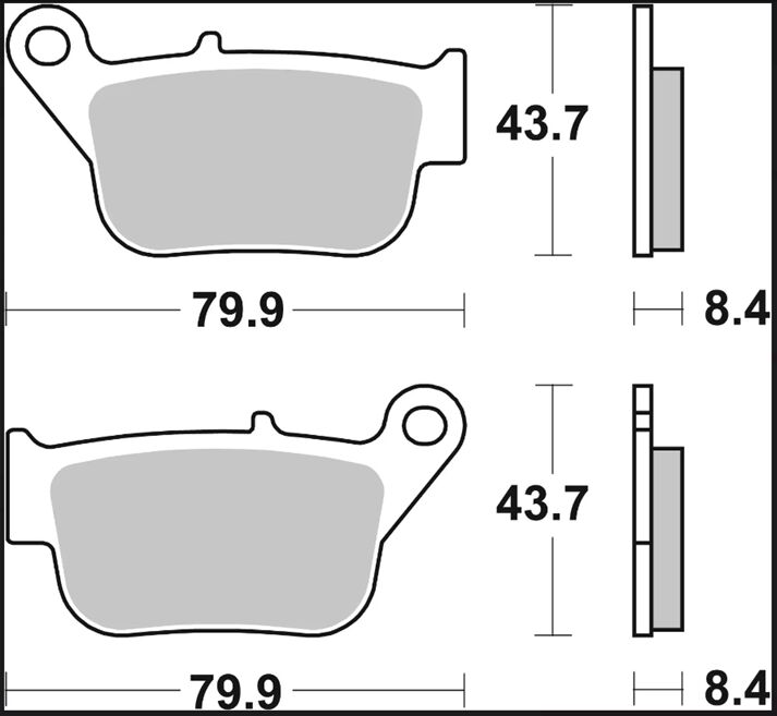 BRAKE PAD SINTER XS SCOOTER
