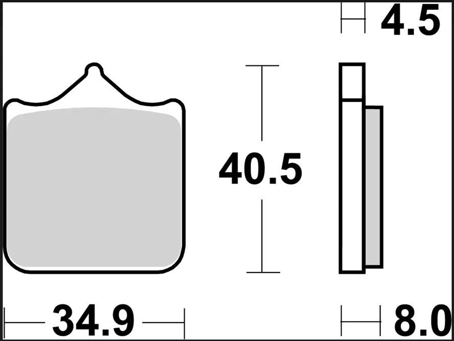 BRAKE PAD SINTER LA