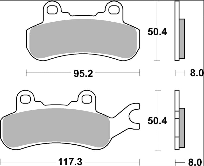 BRAKE PAD SINTER SX OFFROAD