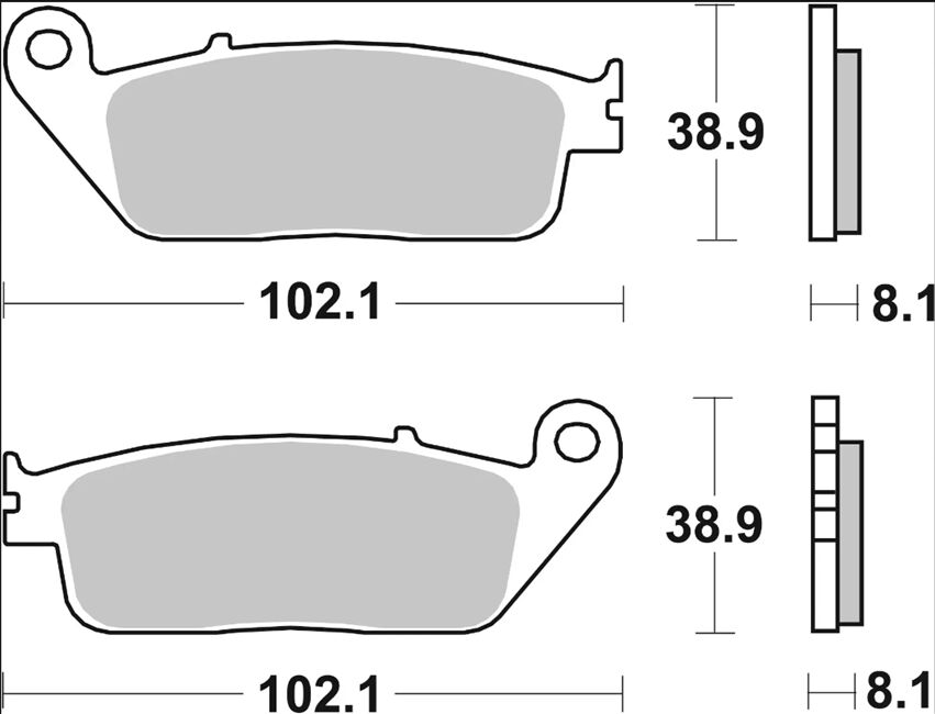 BRAKE PAD SINTER LA