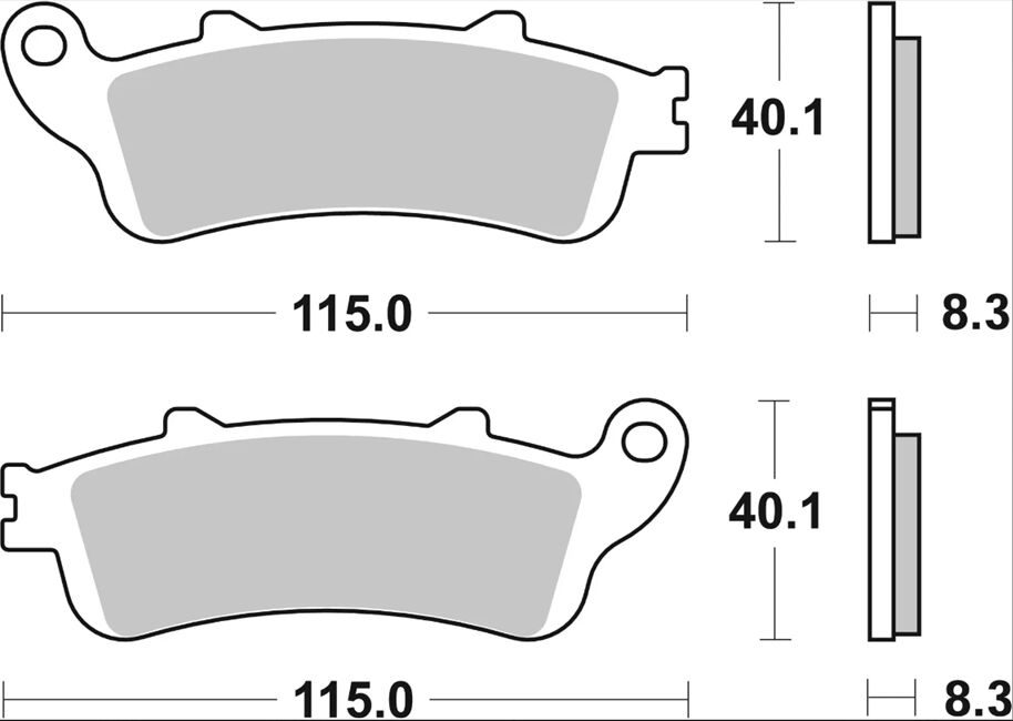 BRAKE PAD SINTER LA