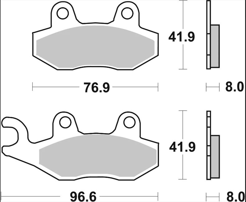 BRAKE PAD SINTER SD OFFROAD