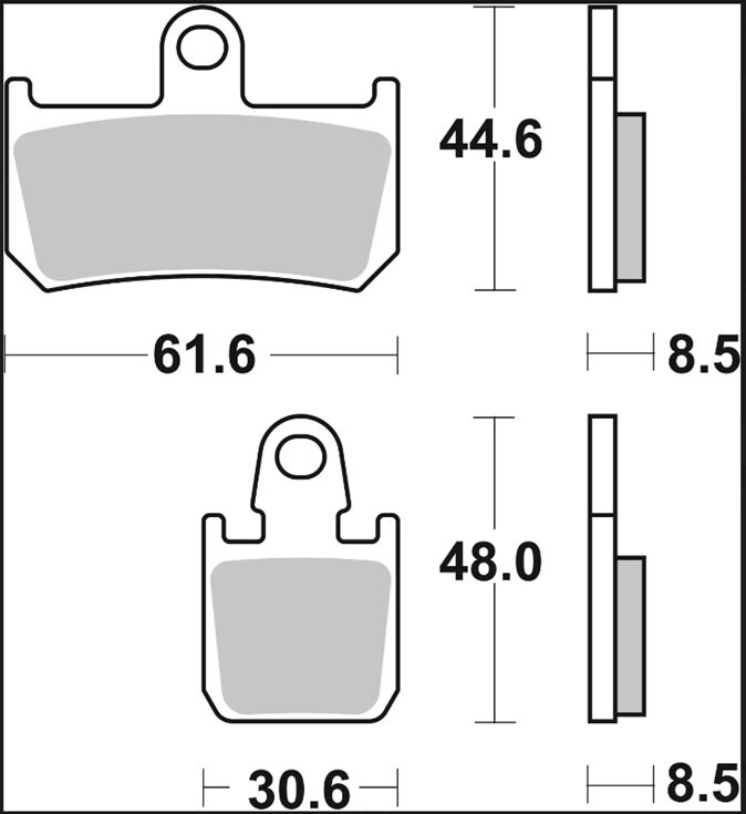 BRAKE PAD SINTER SR