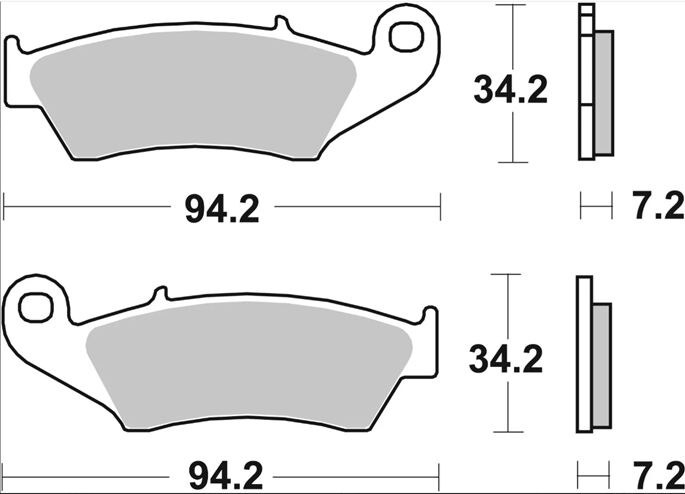 BRAKE PAD SINTER LA PRIME LINE
