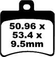 BRAKE PAD SFA SERIES ORGANIC