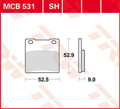 BRAKE PAD ALLROUND ORGANIC STANDARD