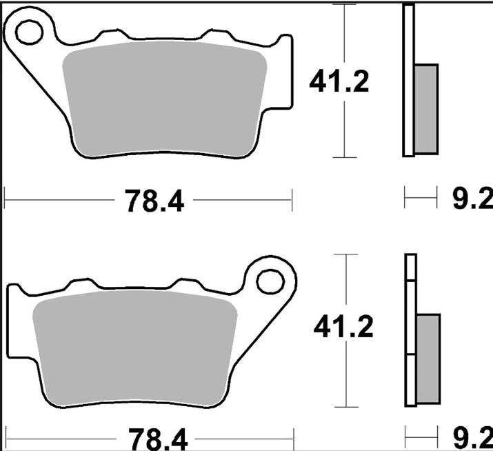 BRAKE PAD CC CARBON CERAMIC