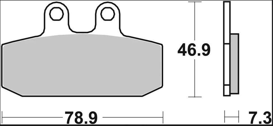 BRAKE PAD CC CARBON CERAMIC