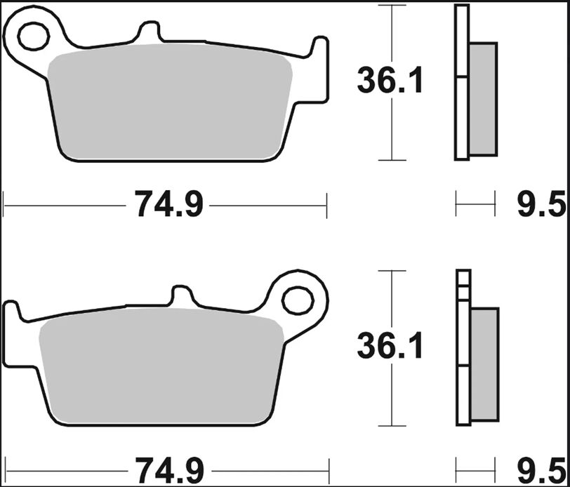 BRAKE PAD CC CARBON CERAMIC