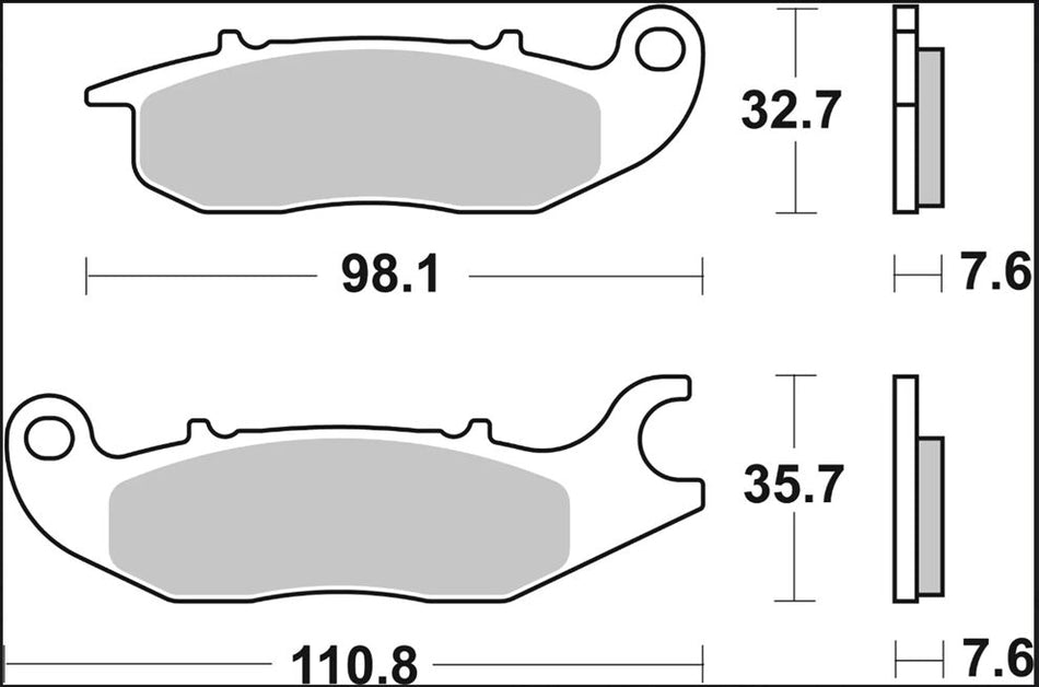 BRAKE PAD CC CARBON CERAMIC