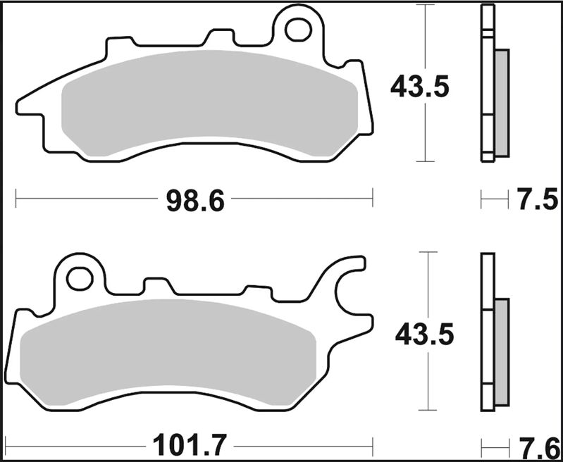 BRAKE PAD CC CARBON CERAMIC