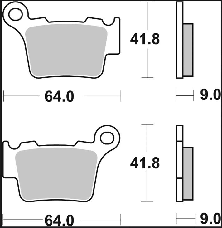 BRAKE PAD CARBON CERAMIC TT