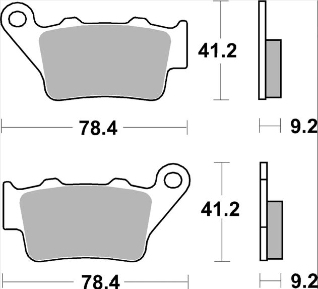 BRAKE PAD CARBON CERAMIC TT PRIME LINE