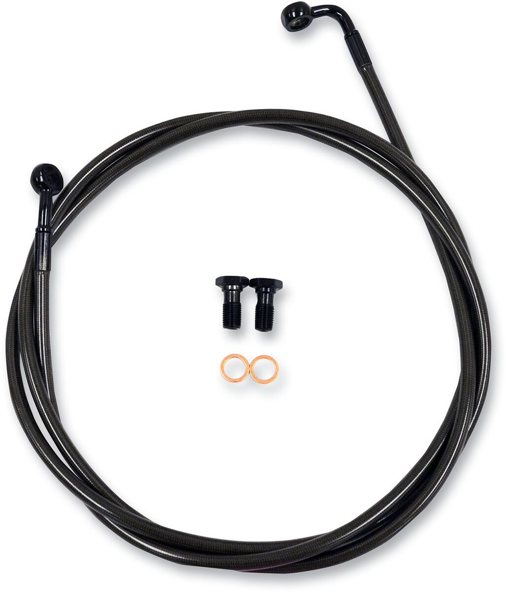 BRAKE LINE MIDNIGHT STAINLESS FOR MINI APE HANGERS