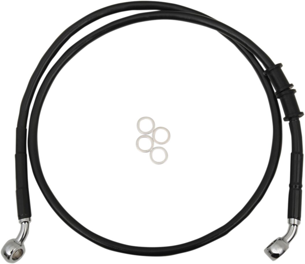 FRT BRAKE LINE XL BK +10