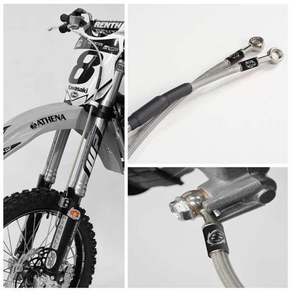 BRAKE LINE STAINLESS STEEL FRONT