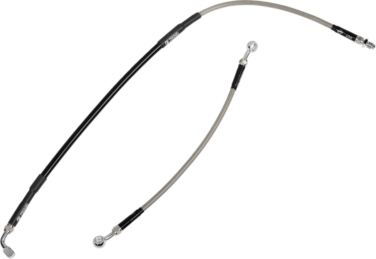 Stainless Steel Braided Brake Line Pair