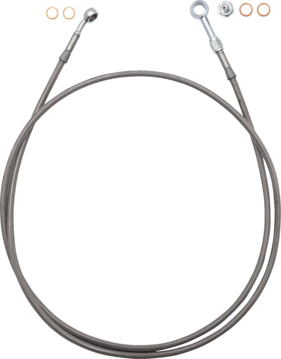 EZ Install Brake Line - 63" - Stainless Steel Braid