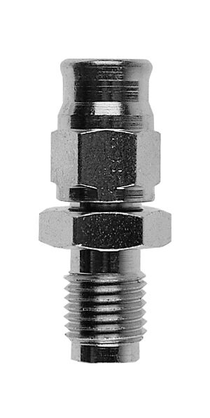 FITTING STRAIGHT STAINLESS-STEEL -03 MALE CONCAVE SEAT 3/8x24 JIC/UNF