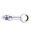 BANJO FITTING STRAIGHT ALUMINIUM -03 HOLE-Ø 10mm MALE 3/8x24 JIC/UNF BLACK