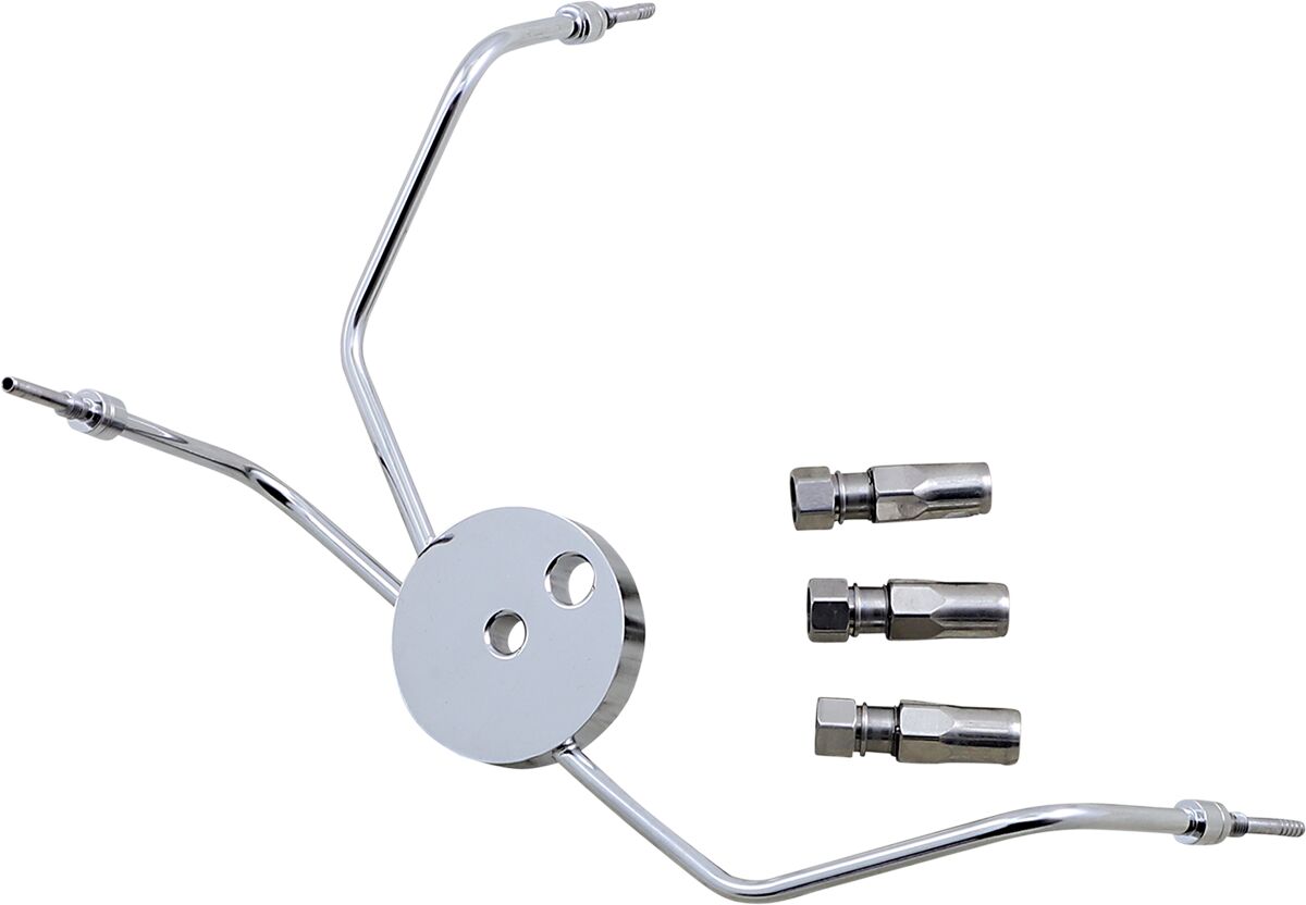 MANIFOLD DUAL DISC NON-ABS BYO® STAINLESS STEEL CHROME