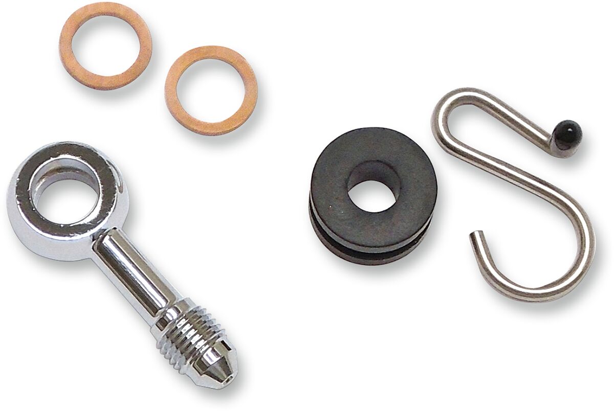 ADAPTOR VICTORY BRAKE LINE NON-ABS CHROME