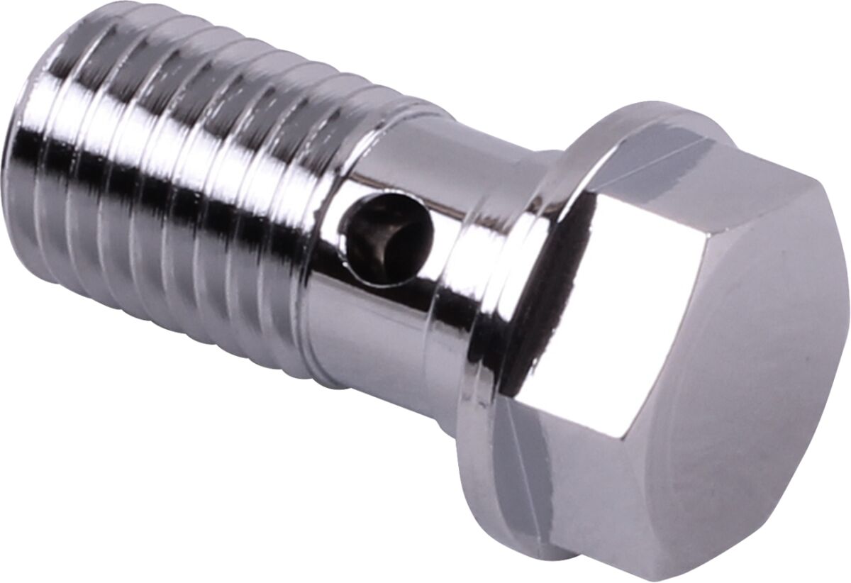 BANJO BOLT 10MM M10X1.25 CHROME